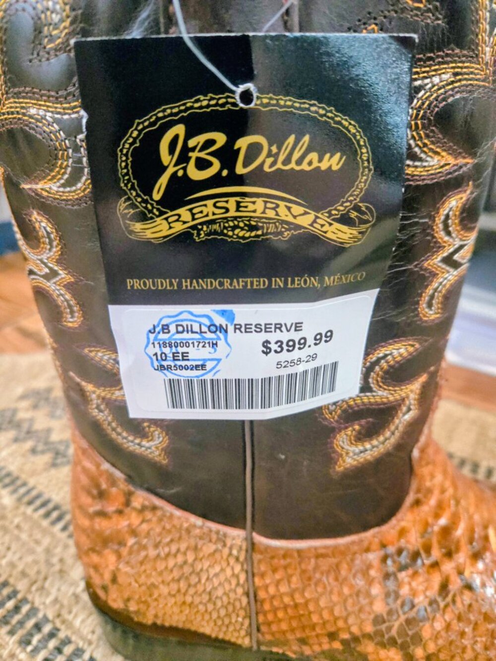 New Python Cowboy Boots - Picture 4 of 7